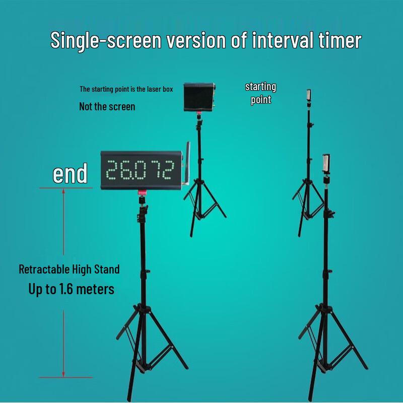 Infrared Laser Track and Field Timer