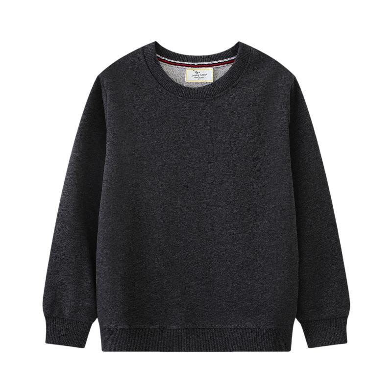 Hanorac cu mânecă lungă pentru copii de toamnă 2024 - Pulovere cu gât rotund pentru băieți și fete