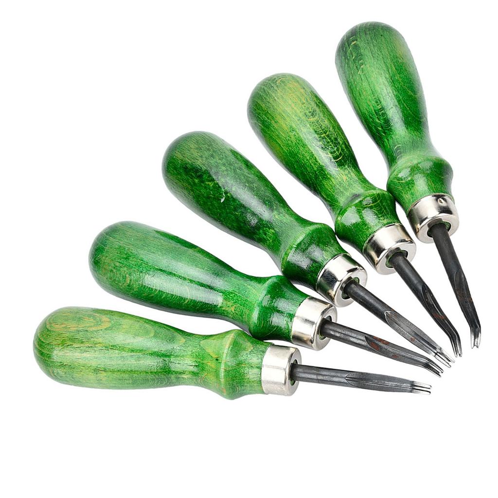 0.6mm-1.4mm Professional Beveler DIY Accessory Leather Craft Edge Cutting Tool (0.6mm)
