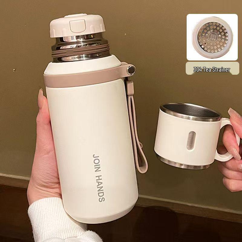 Large-Capacity 316 Stainless Steel Thermos with Tea Infuser