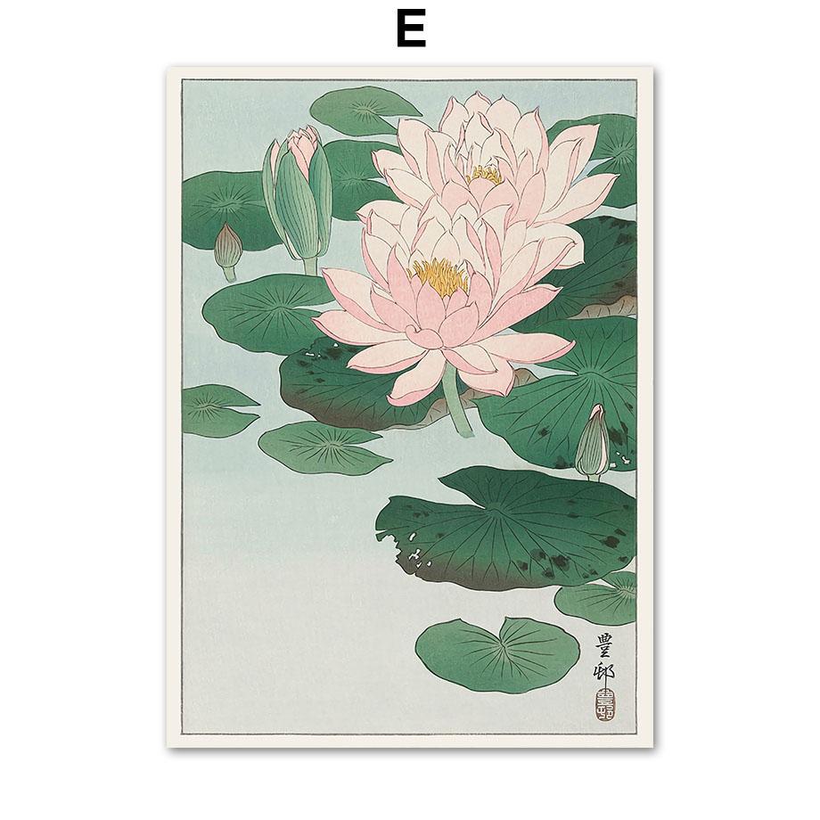 

Лотос, рыба, журавль, Анри Матисс, постеры и принты, настенная живопись на холсте для гостиной, декоративные картины в японском стиле 30X40cm No Framed