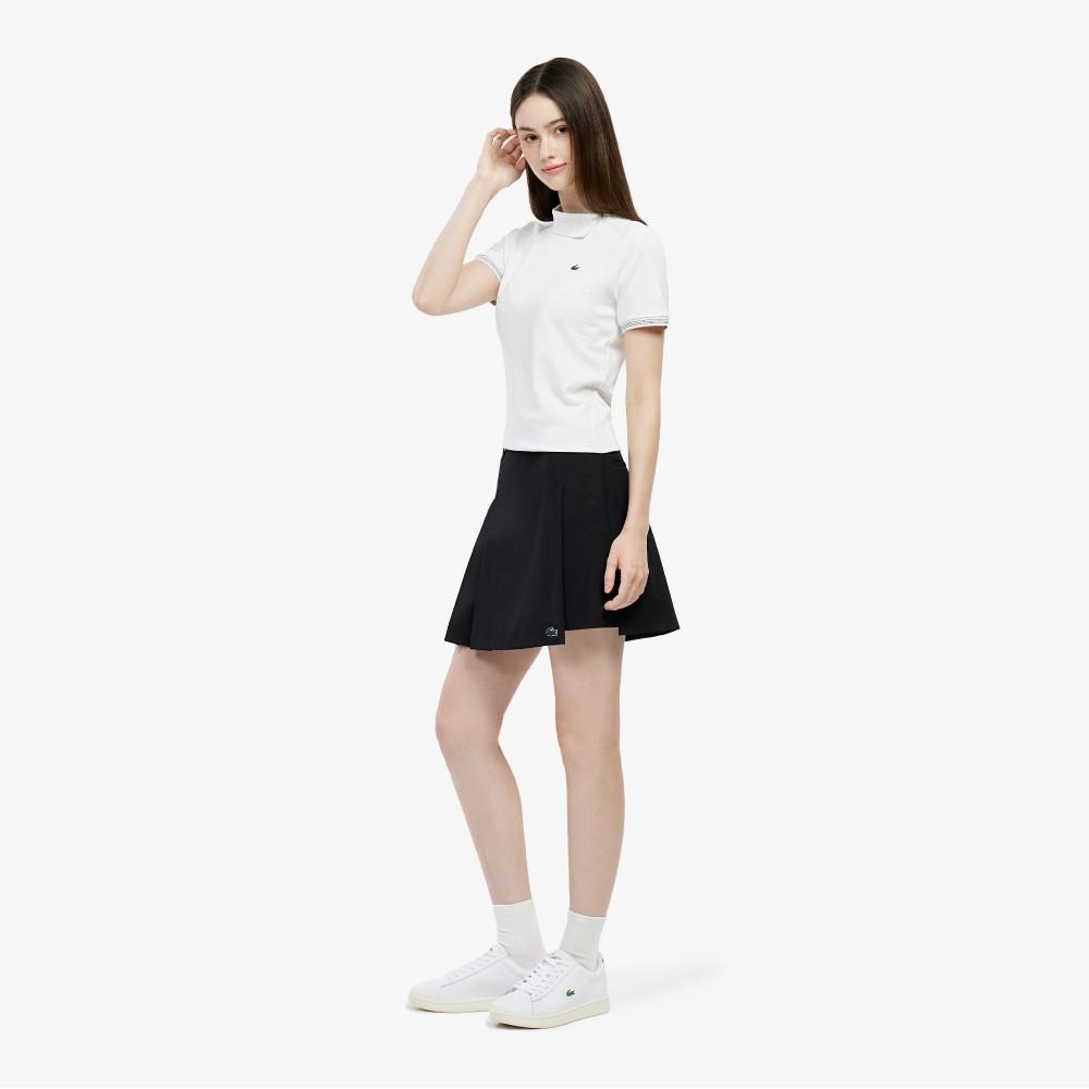 Lacoste Women's Tennis Diagonal Zipper Collar Polo Shirt PF951E-56GCCA