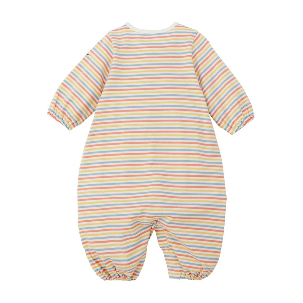 MIKIHOUSE HOT BISCUITS Two-Way All-in-One, Boys' and Girls' Baby/Kids' Clothing, Multicolor, Size 50 (50-60cm), 70-2614-149