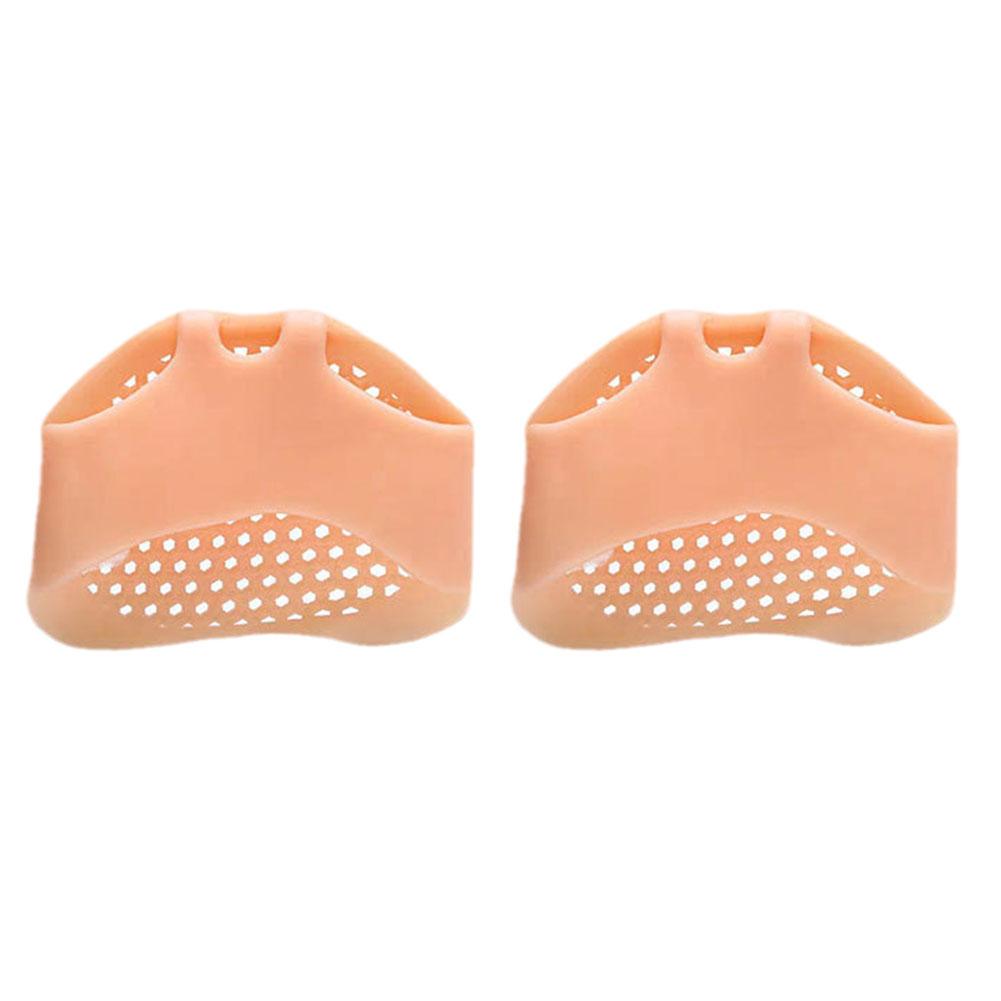 1Pair Silicone Metatarsal Pads, Toe Separation Foot Pads, Orthopedic Foot Massage Insoles, Forefoot Socks, Foot Care Tools