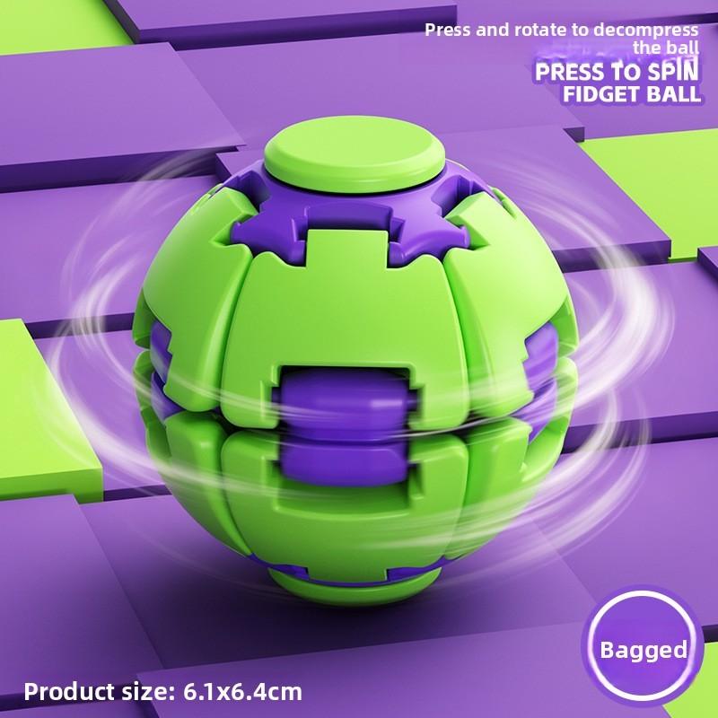 Stress Relief Ball With 3d Printing Rotating Design For Kids And Adults