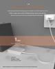 Rechargeable Motion Sensor Night Light with Eye Protection for Nighttime Use In Bedrooms and Bathrooms