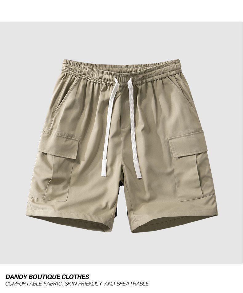 Men's Summer Cavalry Fabric Multi-Pocket Casual Shorts