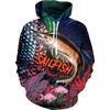 Cool Printed 3d Carp Fishing Unisex Hoodie Harajuku Streetwear Mens Casual Outdoor Fishing Hunting Camping Fashion Clothes
