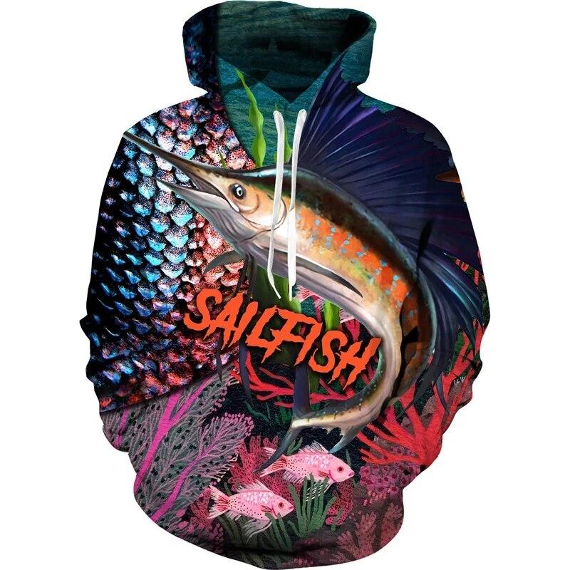 

Класна толстовка унісекс Harajuku з 3D-принтом для риболовлі на коропа, вулична чоловіча повсякденна рибалка, полювання, кемпінг, модний одяг XL