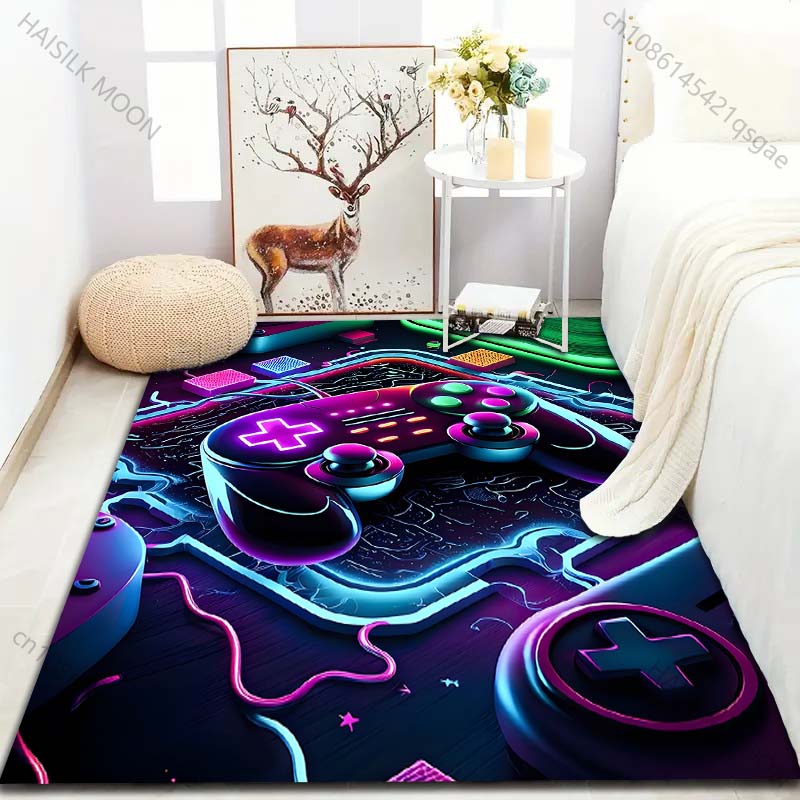

15 Sizes Game Controllers Gamer Carpet for Living Room Home Decor Non-slip Floor Mat for Boys Room Modern Rug Washable Rugs 50x80cm (20x31in)