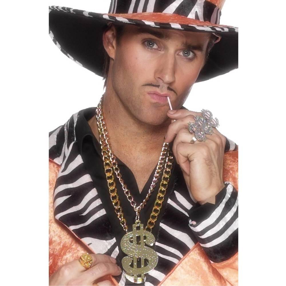 Smiffys Mens Dollar Sign Pendant