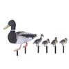 Duck Garden Stakes Realistic Duck Family Statue Decorative Acrylic Duck Family Yard Stakes Sign for Outdoor Garden