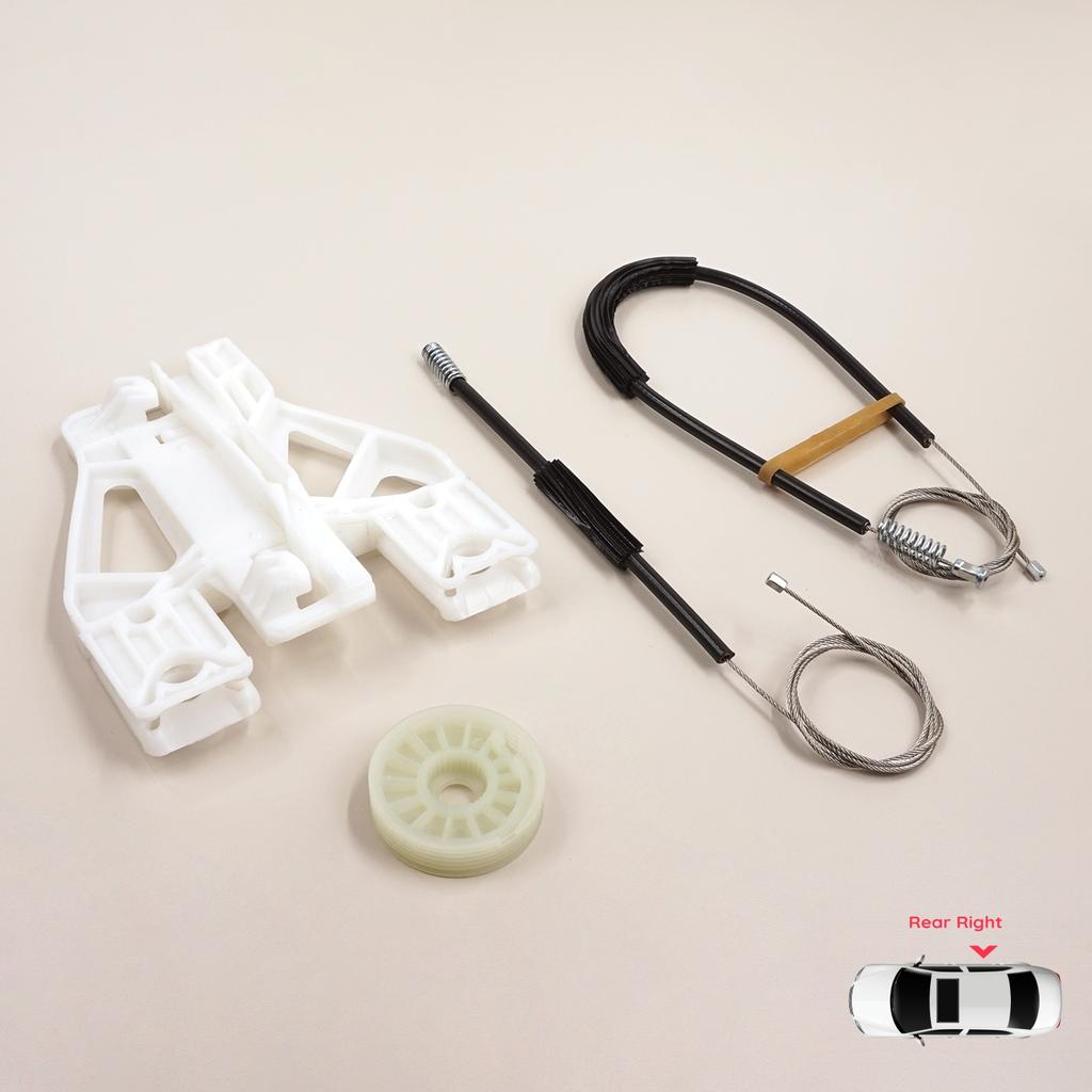 EWR5073 Electric Power Window Regulator Lifter Repair Kit Rear Right Door for  Q5 SQ5 8R 8RB 2008-2018 5-Door 8R0839462