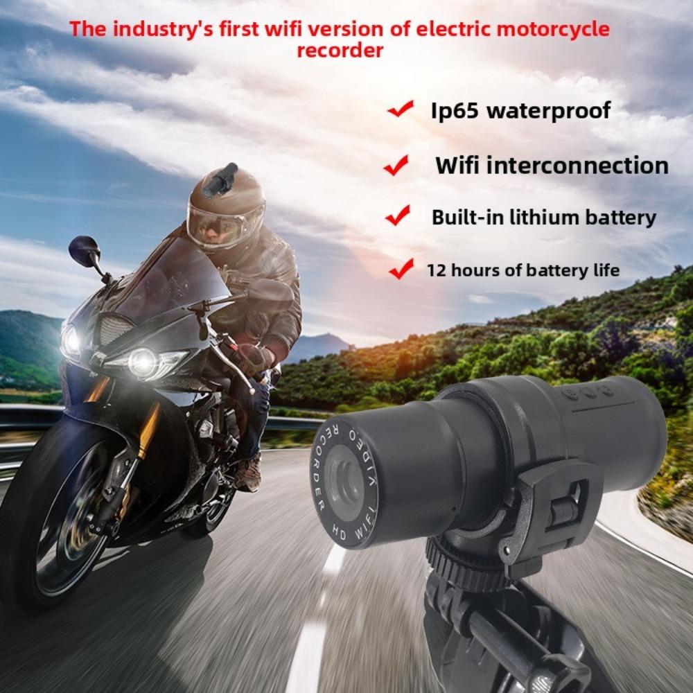Motorcycle Driving Recorder Dvr Mobile Phone Interconnection High Definition 1080P Outdoor Waterproof Riding Recorder
