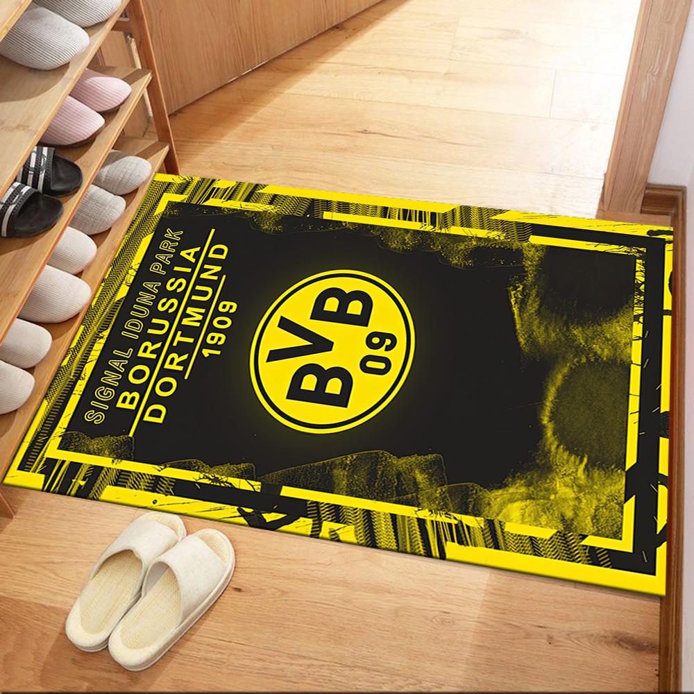 Borussia Dortmund Area Rug Perfect For Balcony Bedrooms Game Room Decorate Room Antislip Rug Office Home Decor Spiritual Gift