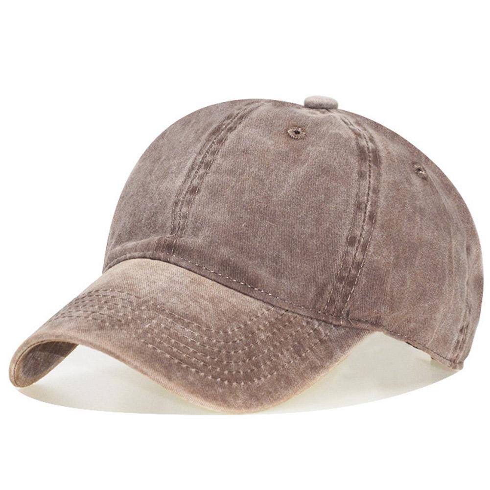 Unisex Vintage Washed Cotton Adjustable Sun Hat Baseball Cap