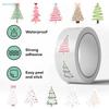 500Pcs/Roll Christmas Tree Decorative Stickers Christmas Gift Wrapping Label Sticker Reward Stickers Scrapbook Decals