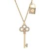 Stylish 2021 Key Lock Zircon Necklace For Women With Elegant Alloy Design And Chic Ins Fashion