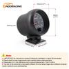 12V Tachometer Gauge 3.75'' Car Universal Black Tachometer Gauge 7color Inter Shift Light 0-8000 RPM Fit 4 6 8 Cylinder