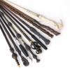 Harry & Hermione Premium Magic Wand Set - Finely Carved Metal Heart Core.