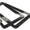 Number Plate Holder Carbon Fiber Car License Plate Frame Holder Car License Plate Frame Label Universal Auto Parts License Plate Covers Frames 6