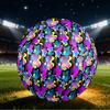 1pc S Neon Stars Size 5 Soccer Ball Professional Match Training Football Indoor &Outdoor Sports Ball Lightweight Durable c65197