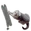 MeowMate Kick Toy for Fluffy Stress Reliever with Catnip 37cm Plush Toy Cats, Gray, [Large Size] Long,