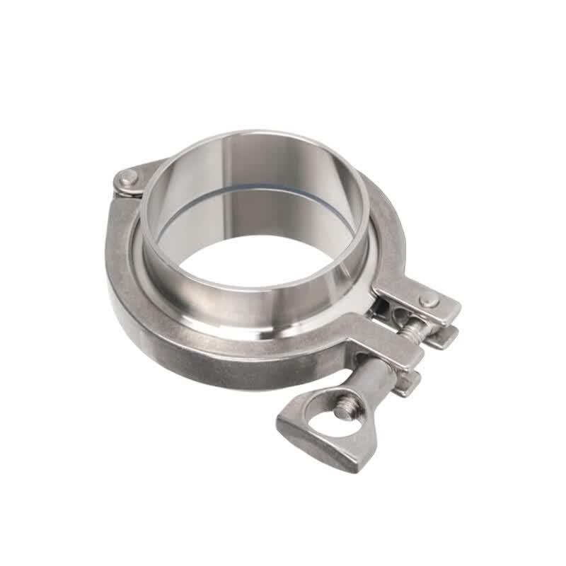 304 Stainless Steel Quick Connect Flange Clamp with PTFE Gasket