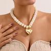 1Pcs Chunky Summer Beach Statement Jewelry Gifts Boho Colorful Acrylic Beaded Choker Necklace For Women