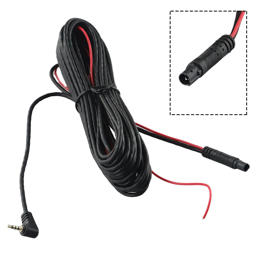 Cord Wire Extension Cable Metal Parts Plastic Replacement 1 Pc 9m Accessories Backup Black Car 12V Outdoor Indoor