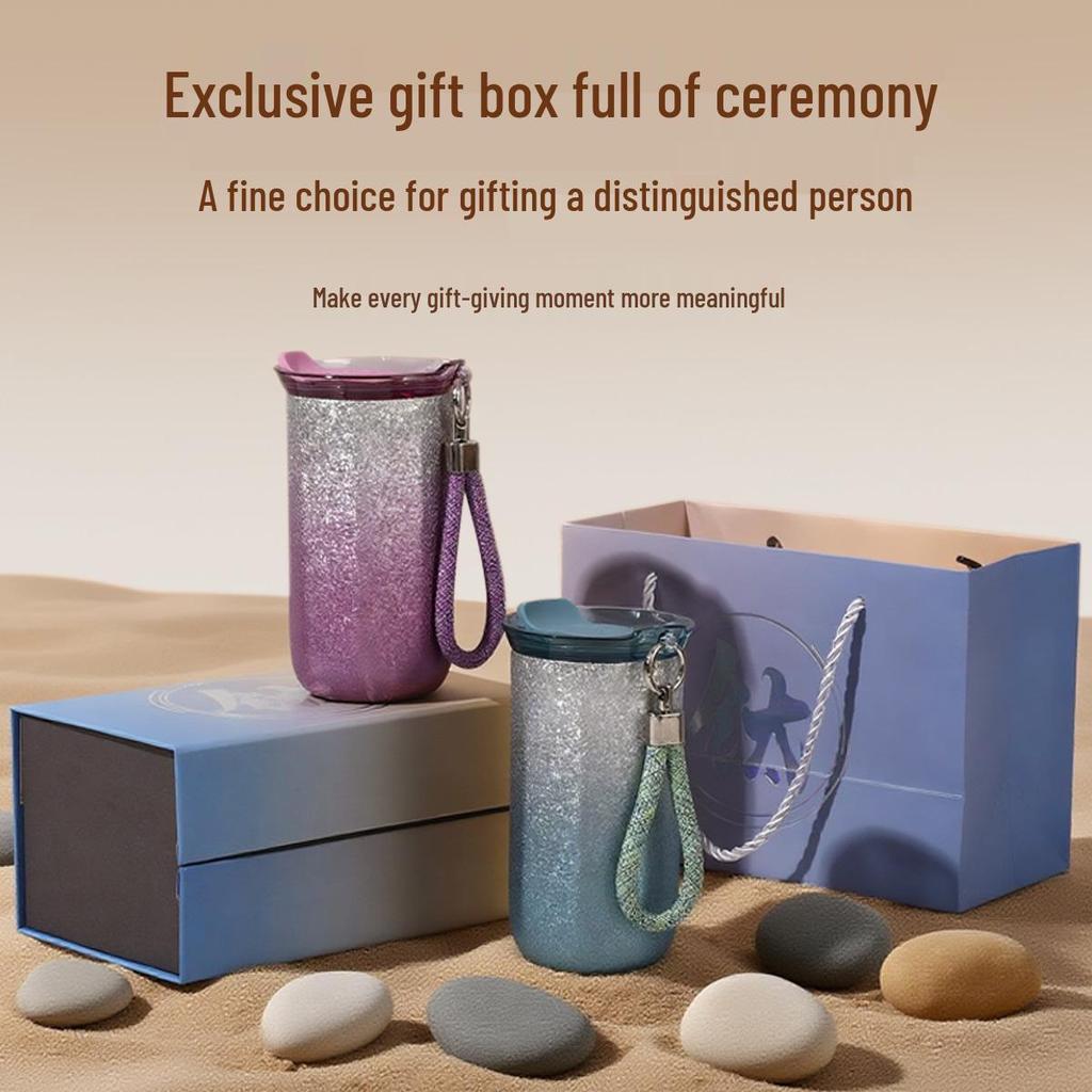 Titanium Plated 316 Stainless Steel Insulated Cup - Portable Pocket Gift Cup for Men and Women