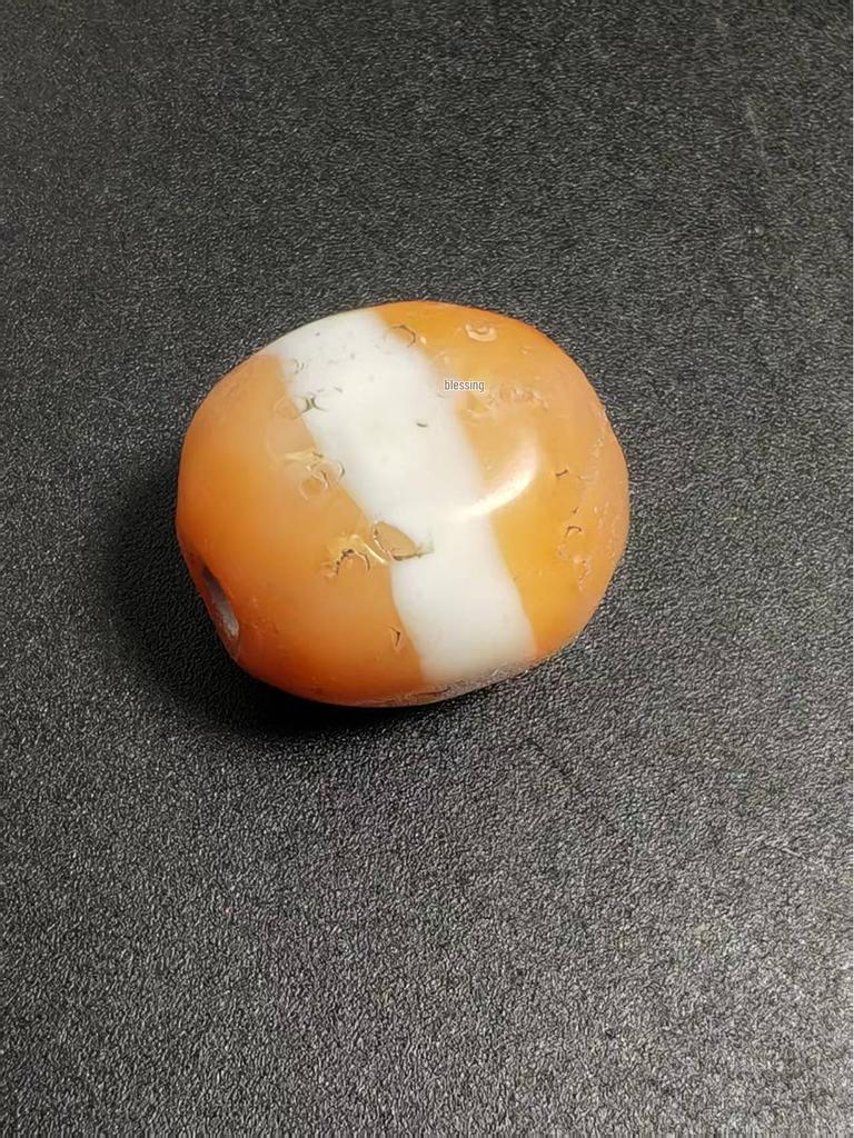 Contas de Ágata Dzi Tibetana Natural Gravada à Mão com Pátina Envelhecida, 15mm para Miçangas DIY