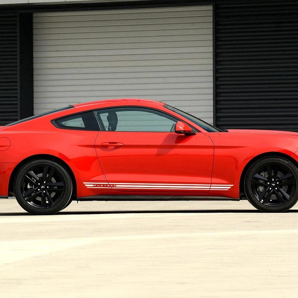 Ford Mustang GT Side Skirt Stripes Car Decal