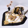 Silk Scarves Women Luxury Brand Summer Fashion Designer Head Hair Scarf Hijab Bandana Foulard Femme Headscarf