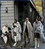 Women's leopard print imitation fur jacket fox hair long coat toka hooded winter mink trench coat fur