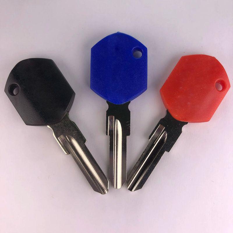 Brand new black/red motorcycle blank key uncut blade for KTM Duke 125 250 390 690 motorbike racer good quality