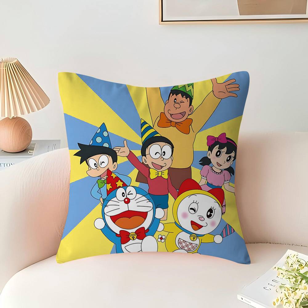 Cartoon D-DoraemonS Cushion Cover 30x50 Polyester Sofa Cushions Decorative Throw Pillows Home Decoration Pillowcover