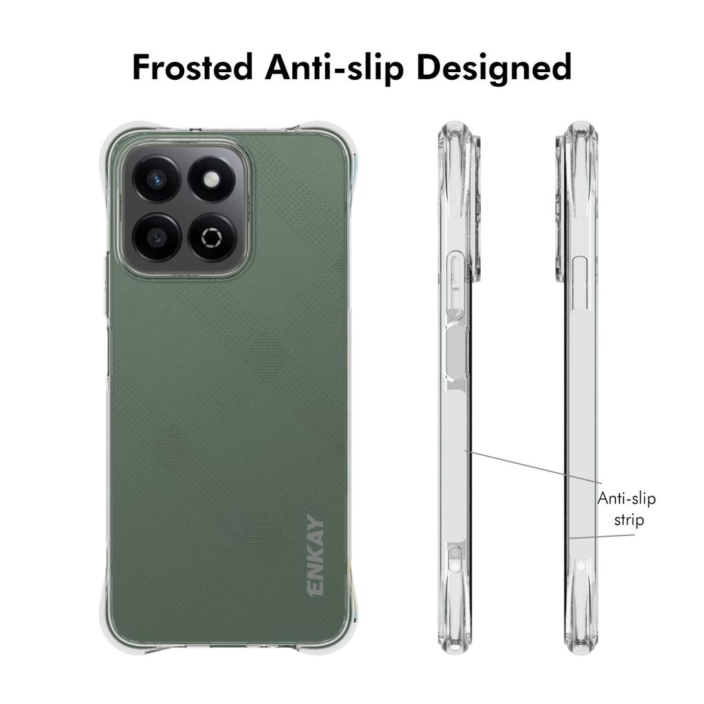 For Honor X7c 4G/200 Smart 5G Clear Phone Case ENKAY HAT PRINCE Shockproof Anti-Slip TPU Cover