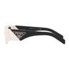 Prada Side Letter Logo Irregular Shape Sunglasses Men sunglasses White PR09ZS1425S0