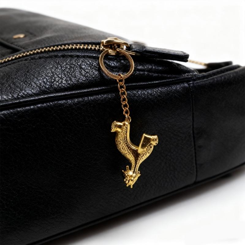 Western Charm Alloy Spur Keychain Vintage Equestrian Gift Bag Hanging Decoration For Cowboy Enthusiasts