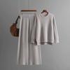 Fashion Wind Thick Loose Knitting Sweater Pants Suit Knitted Sweater and Pants Set