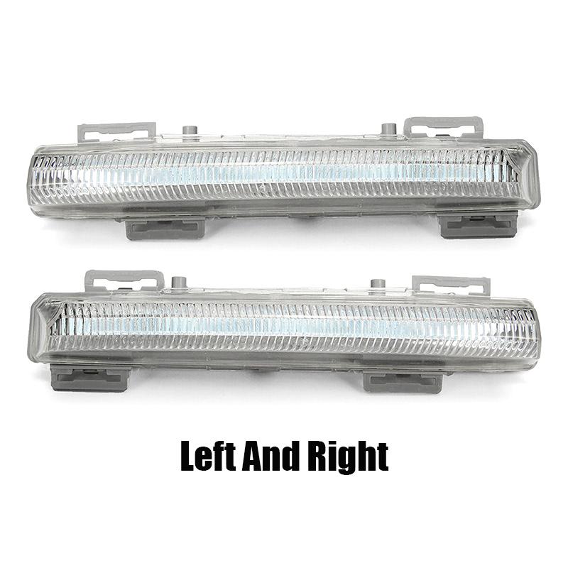LED Light Car Front Bumper Left,Right LED DRL Running Turn Signal Lamp For Mercedes-Benz W204 W212 C250 C280 C350 E350 Fog Light