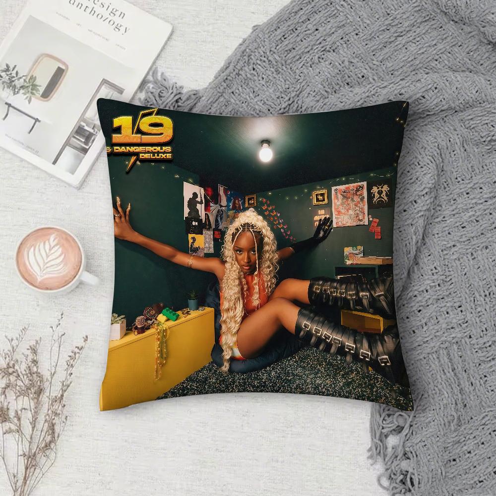 SInger AAyra SStarr Pillow Case Square DoubleSided Printing Sofa Cushion Cover Pillowcase Bedroom Bedside