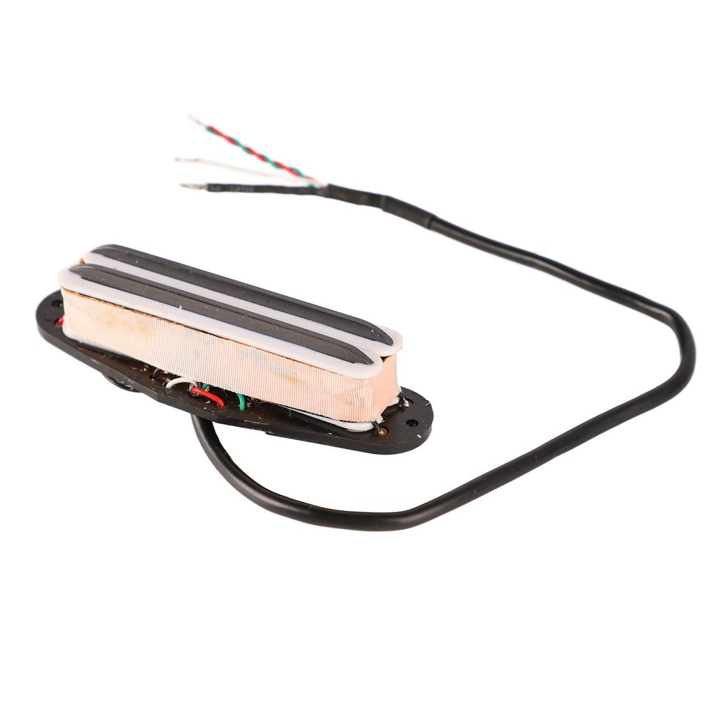 Guitar Pickup 1 Coil Dual Hot Rail 4 Core Wire Metal Pick Up Instrument Accessory for Replacement