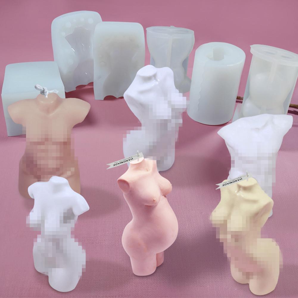 Human Body Silicone Mold Candle Mold Aromatherapy Plaster Abrasive Diy Tool