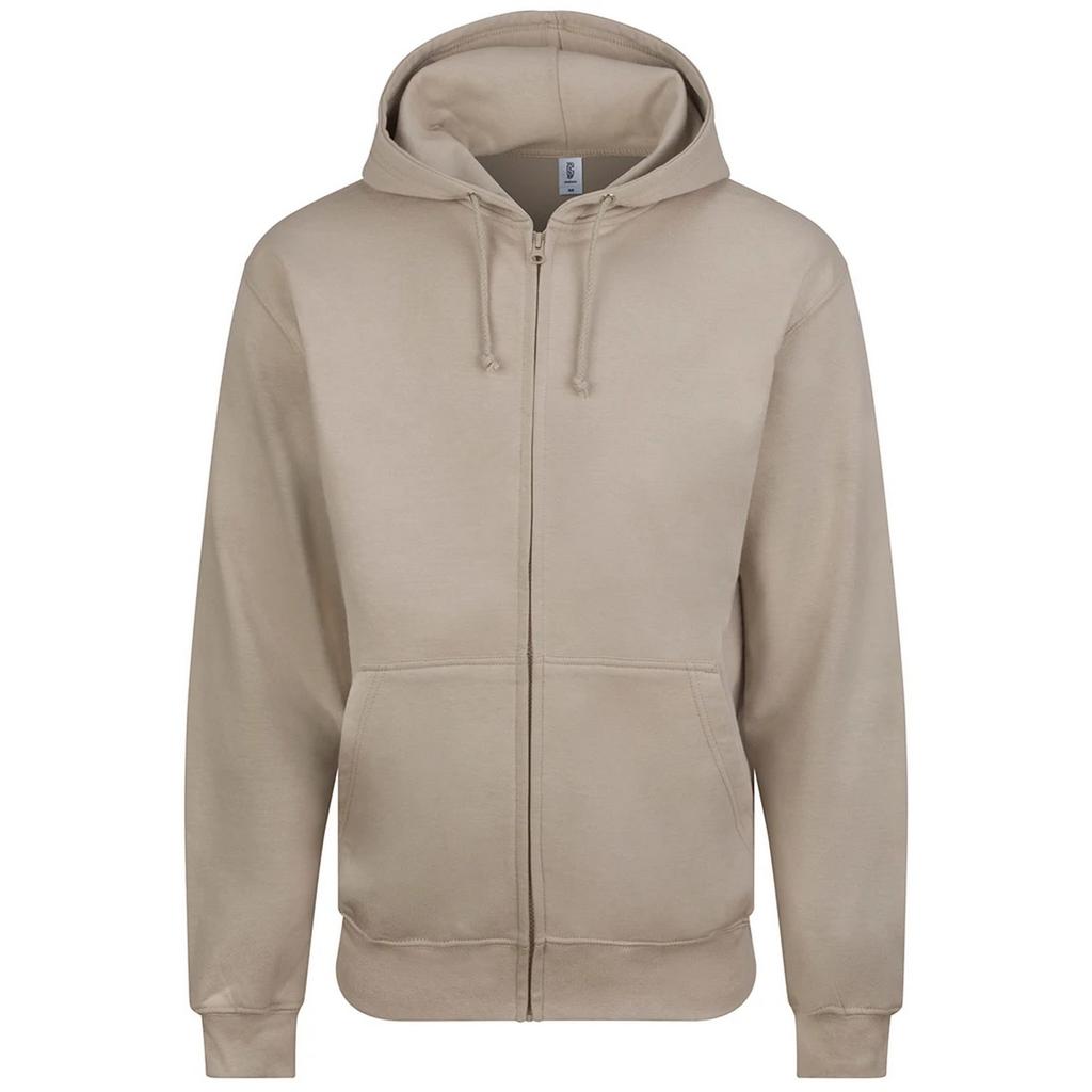 Awdis Plain Mens Hooded Full Zip Hoodie / Zoodie