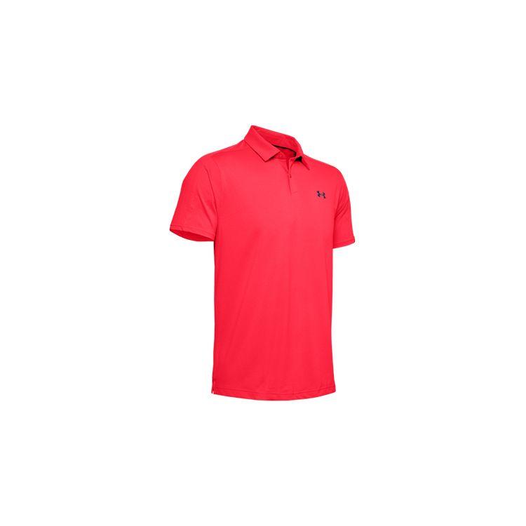 

Under Armour Golf Sports однотонная рубашка поло прямого кроя обычного кроя мужские топы красные 1350035-628
