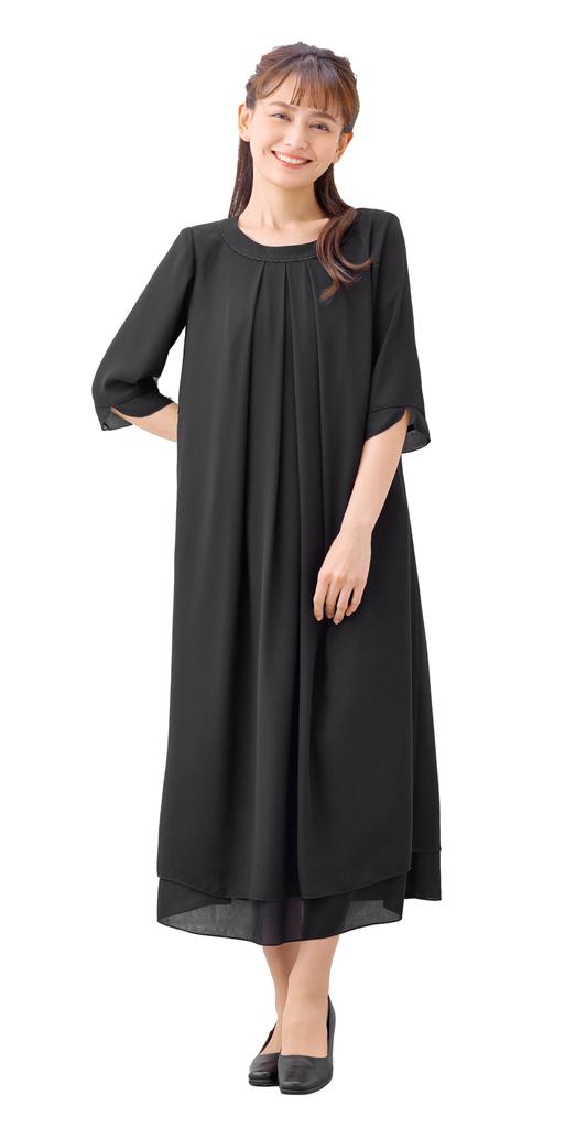 Summer summer large long black formal mourning formal (Margaret) wear, material, washable, size, dress, wear, women's, wear, wear, weddings, funerals,