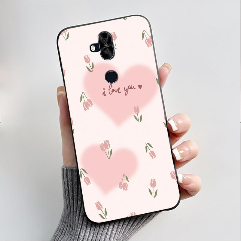 Luxury Fashion Flower For Asus Zenfone 5 Lite ZC600KL 5Q ZC600KL X017DA Silicone Phone Case Protective Back Shell Soft TPU Cover