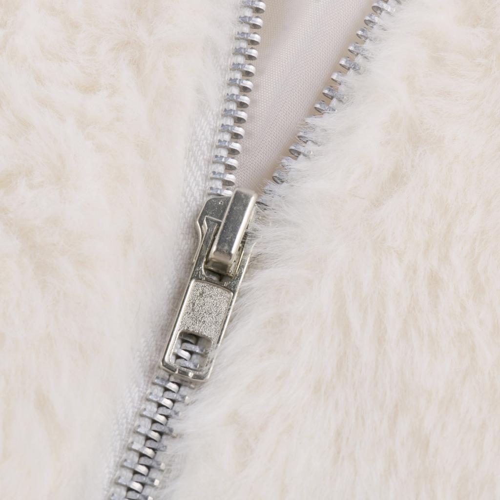 Women's Fashion Casual Hooded Zipper Prokets Solid Long Sleeve Plush Coat